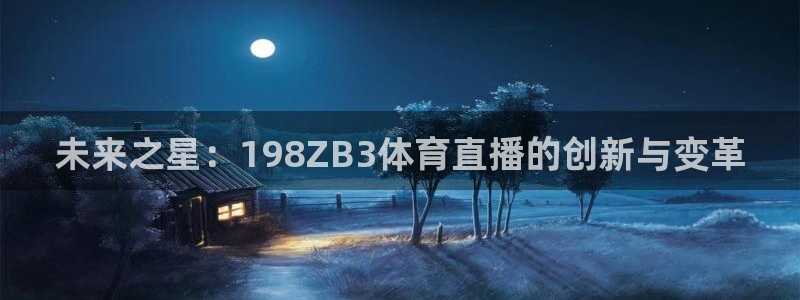 未来之星：198ZB3体育直播的创新与变革