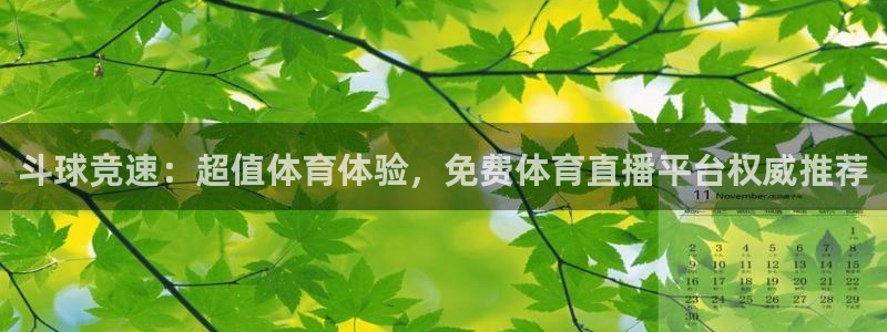 斗球竞速：超值体育体验，免费体育直播平台权威推荐